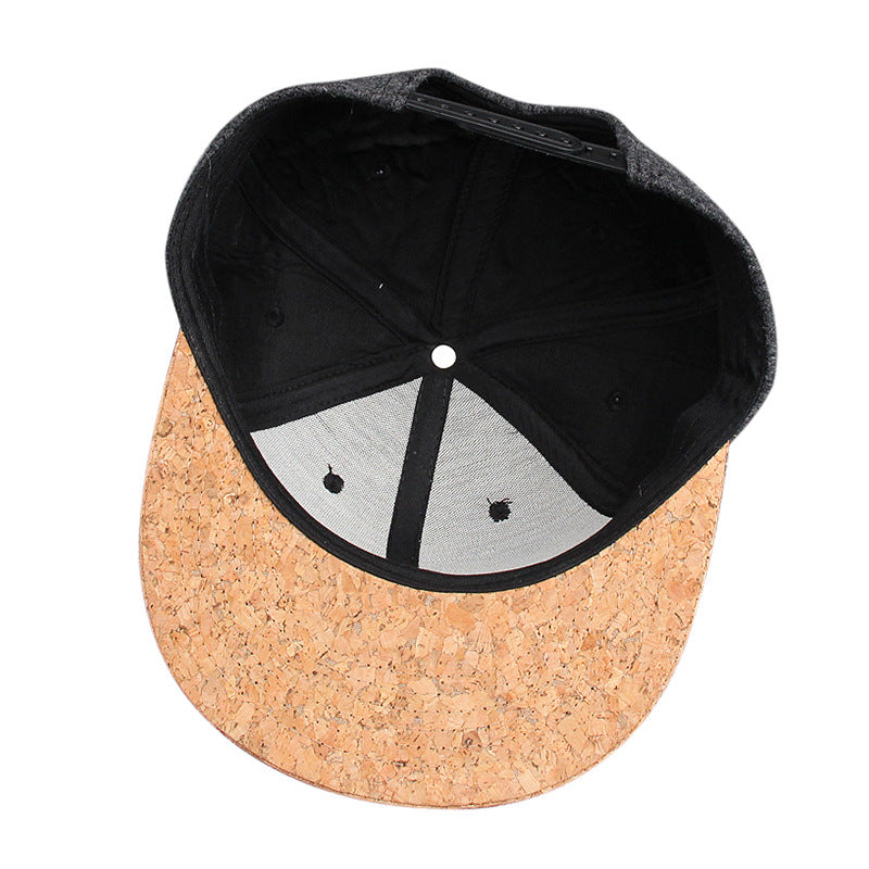 Wholesale Autumn and Winter Outdoor Men's Hip Hop Street Dance Thickened Flat Warm Woolen Baseball Cap